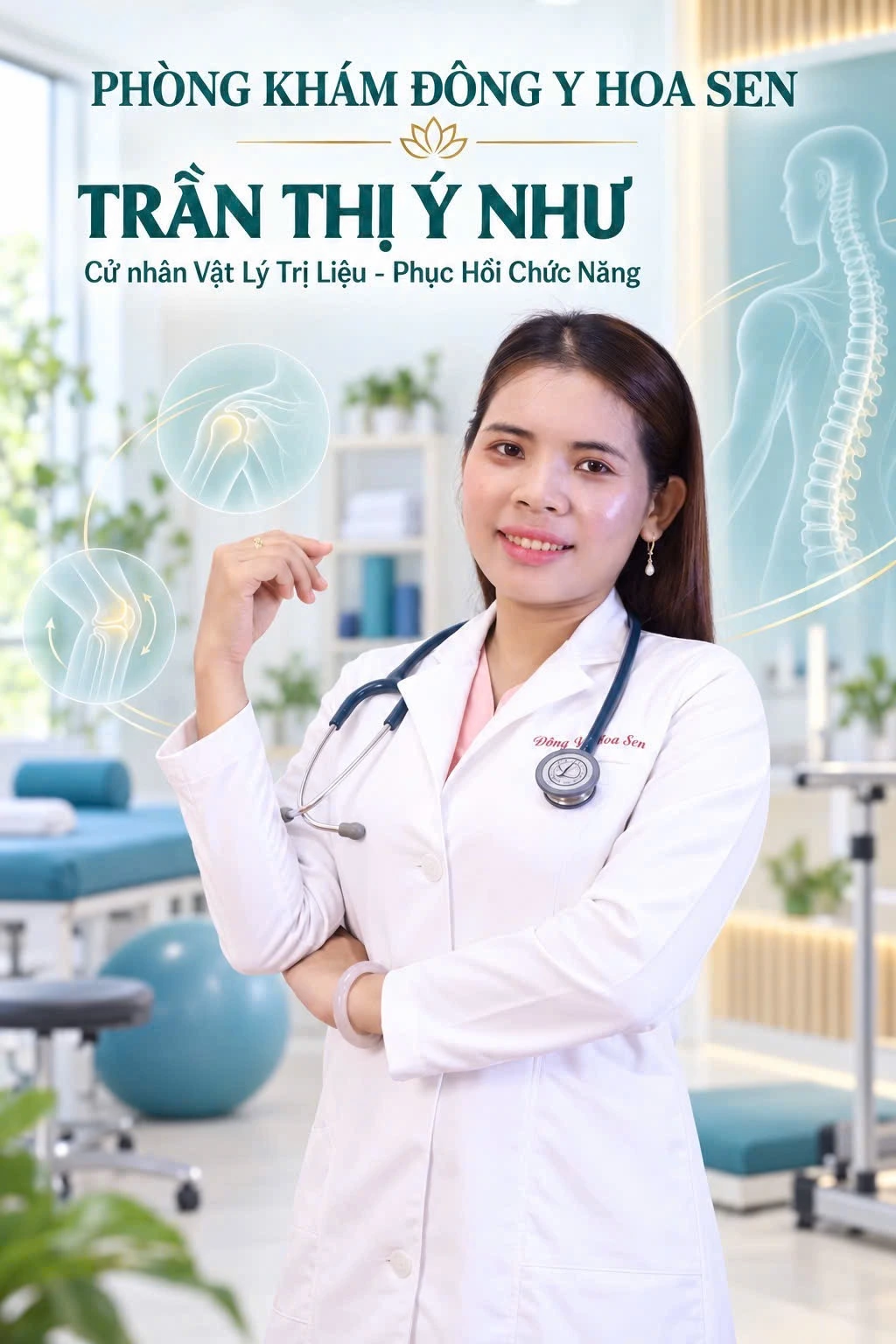 Trần Thị Ý Như – Cử nhân thực hành Vật lý trị liệu tại Đông Y Hoa Sen